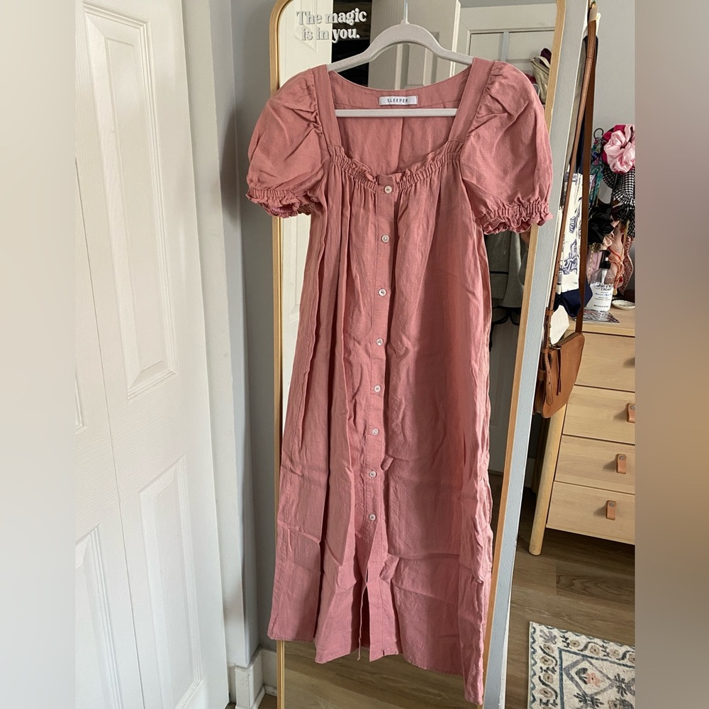 Sleeper Brigette midi dress